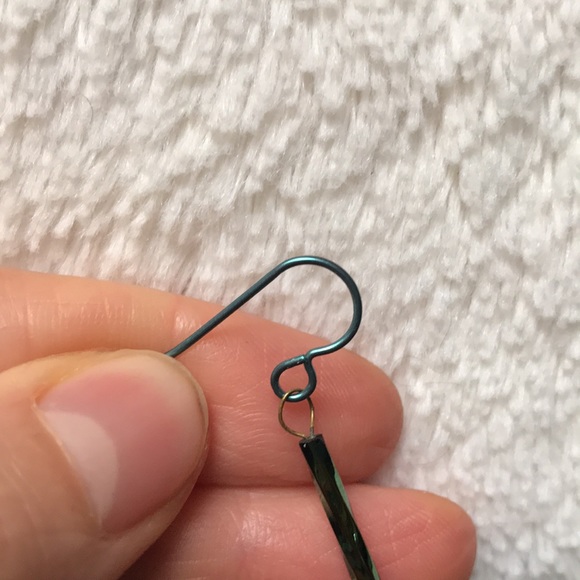 Y2K 90s Vintage Smiley Dangle Earrings - Picture 3 of 5